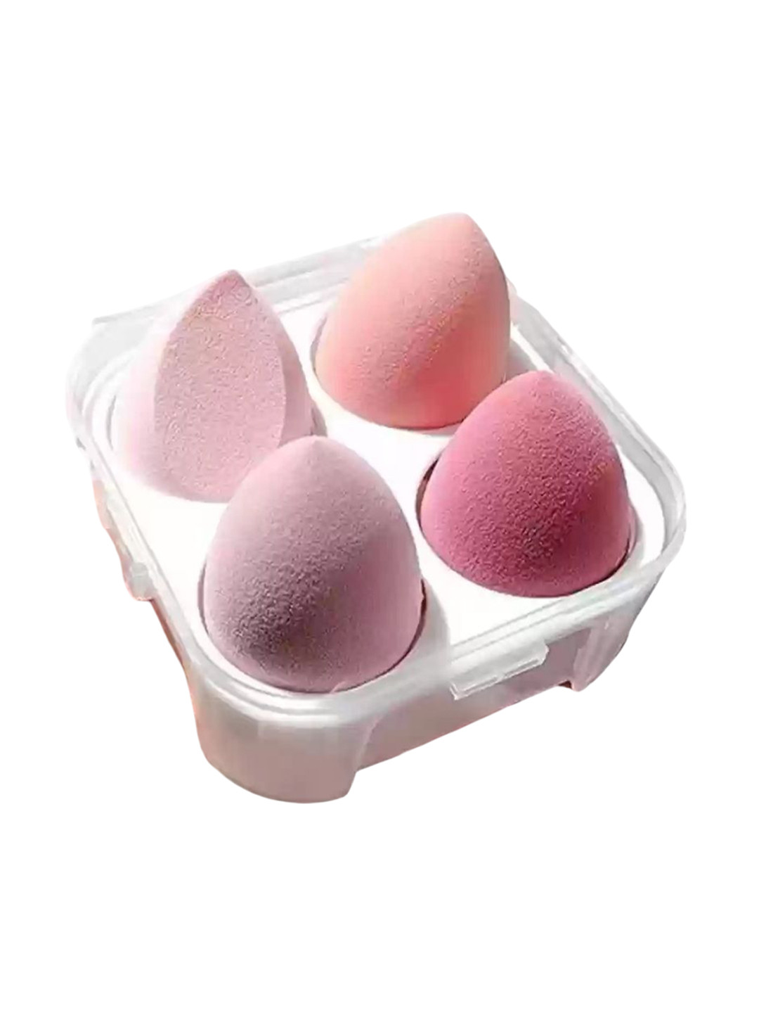 Gonegal Set Of 5 Soft Blending Sponge & Mini Heart Puff