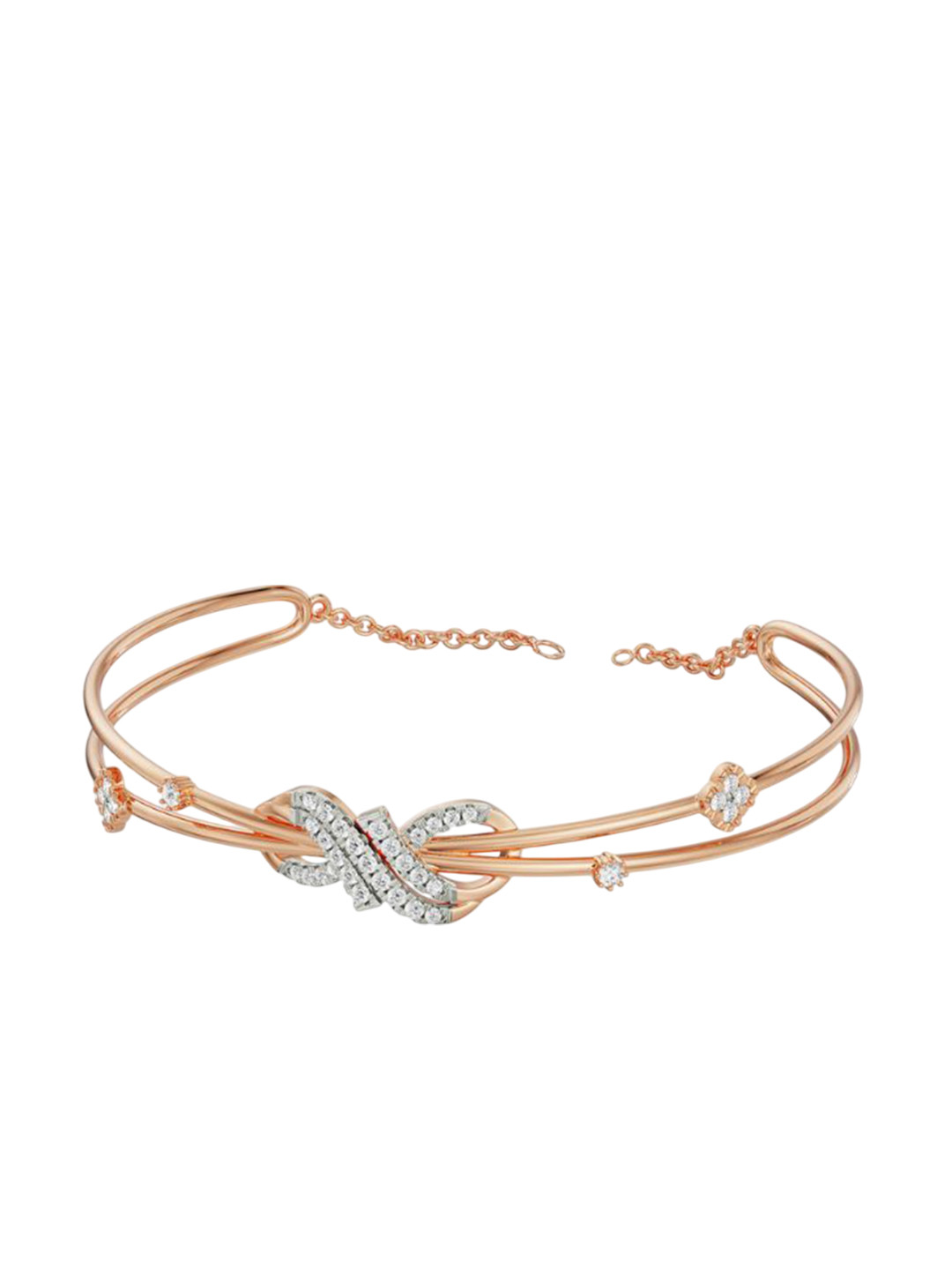 Emori Zelda Infinity Braclet Lab Diamond in 14KT Gold Bracelet