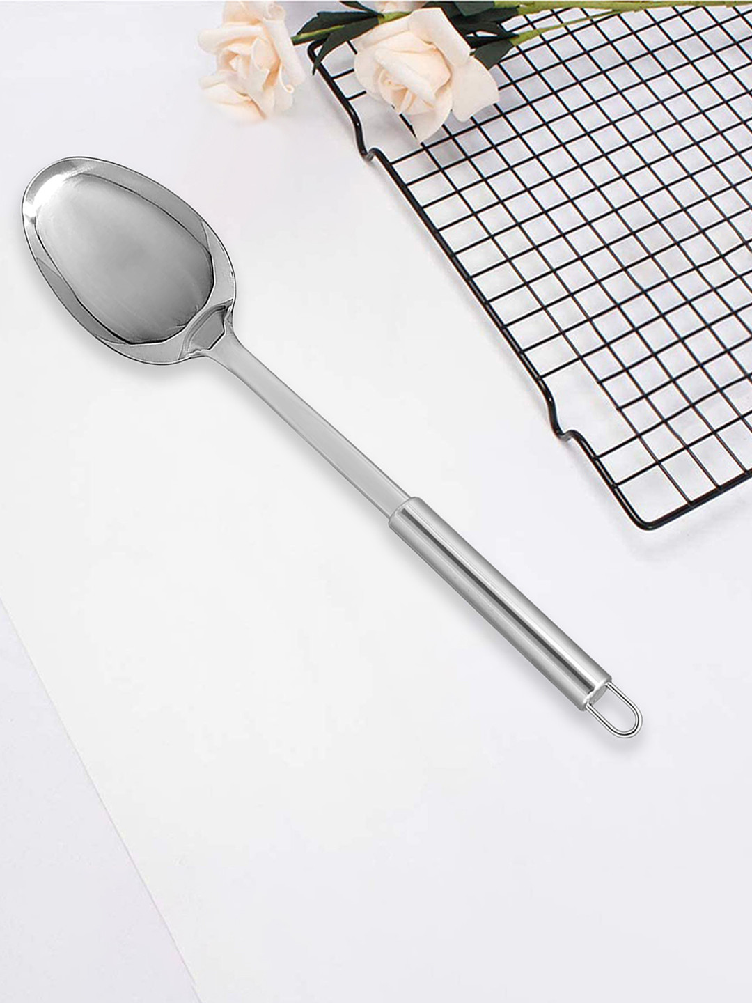 Kuber Industries Stainless Steel Cooking Spoon