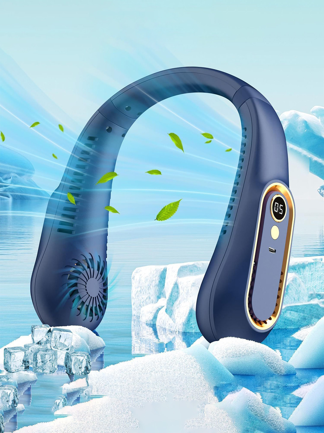 Sasimo Blue Table Fan