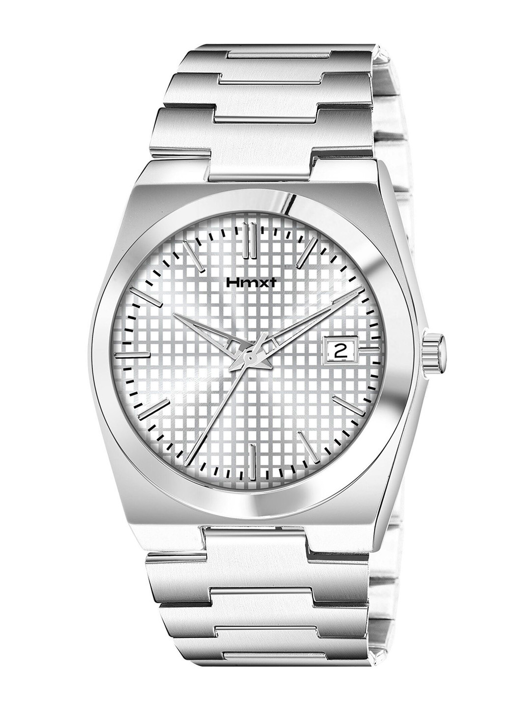 HMXT Men Printed Dial & Stainless Steel Straps Analogue Watch HMXT-155