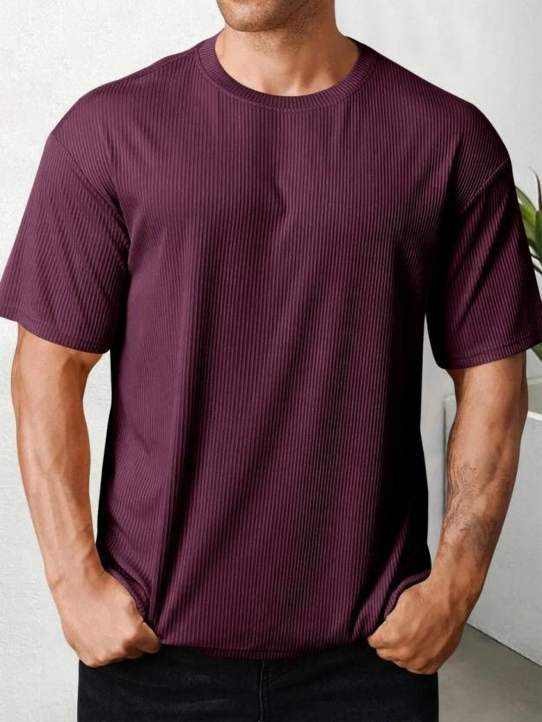 TRYWOLF Men Pockets T-shirt