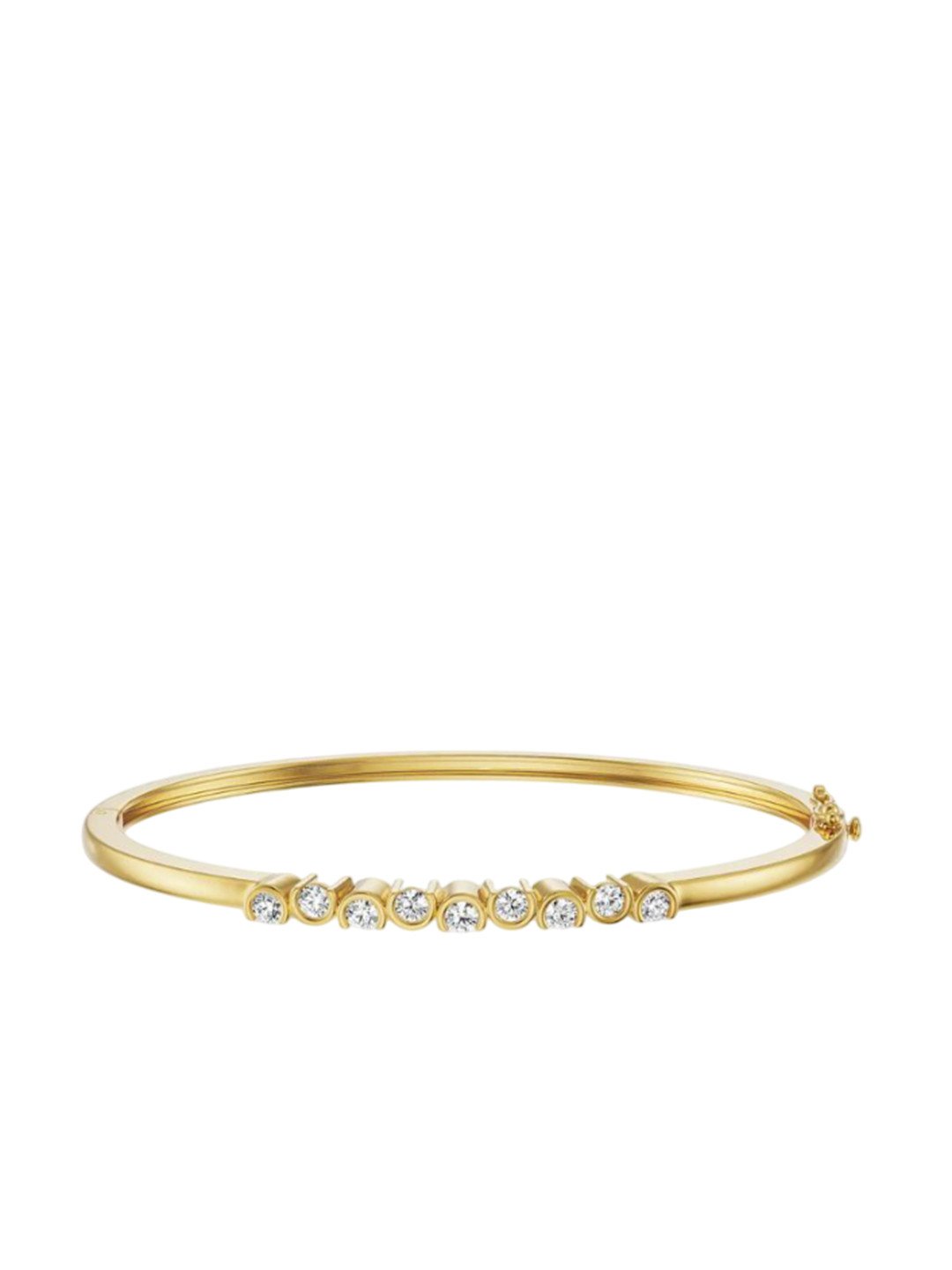 Emori Sloane Dainty Round Lab Diamond Bracelet in 18KT Gold