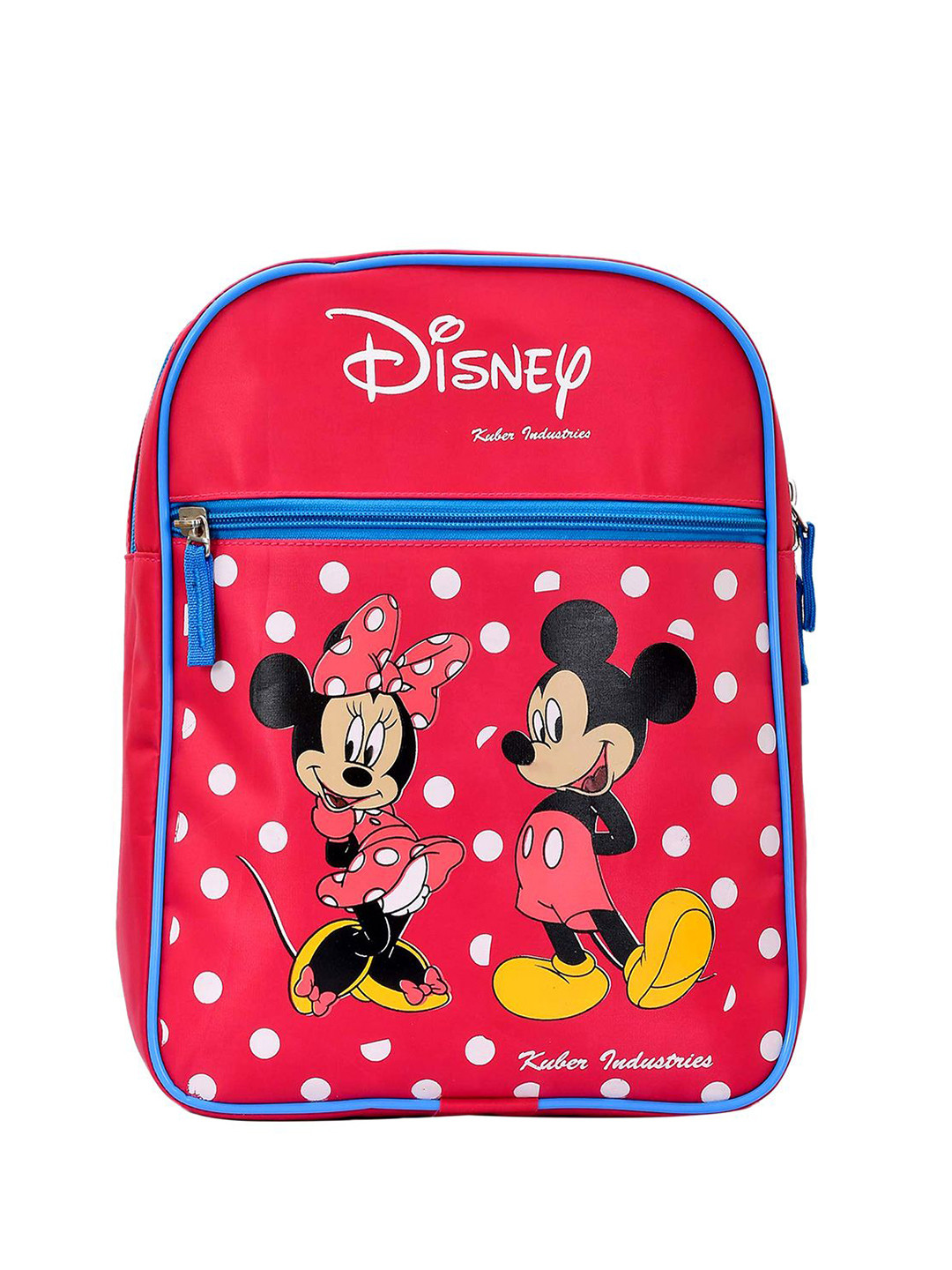 Kuber Industries Disney Mickey & Minnie Printed pink  bag school Backpack kids girls boys