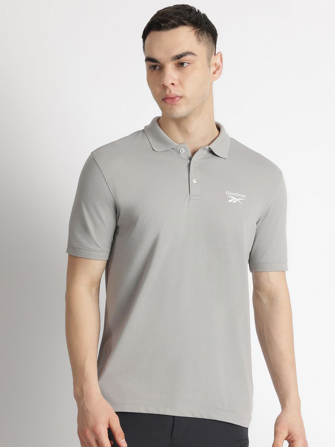 Reebok Men Short Sleeves Polo Collar Shirt
