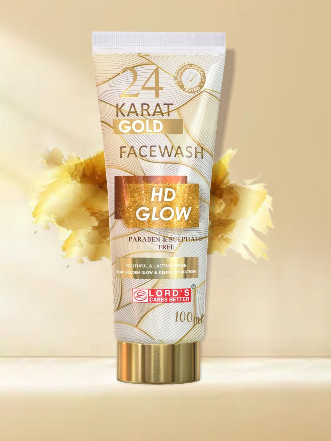 Lord's Cares Better 24 Karat Gold HD Glow Brightening Face Wash - 100 ml