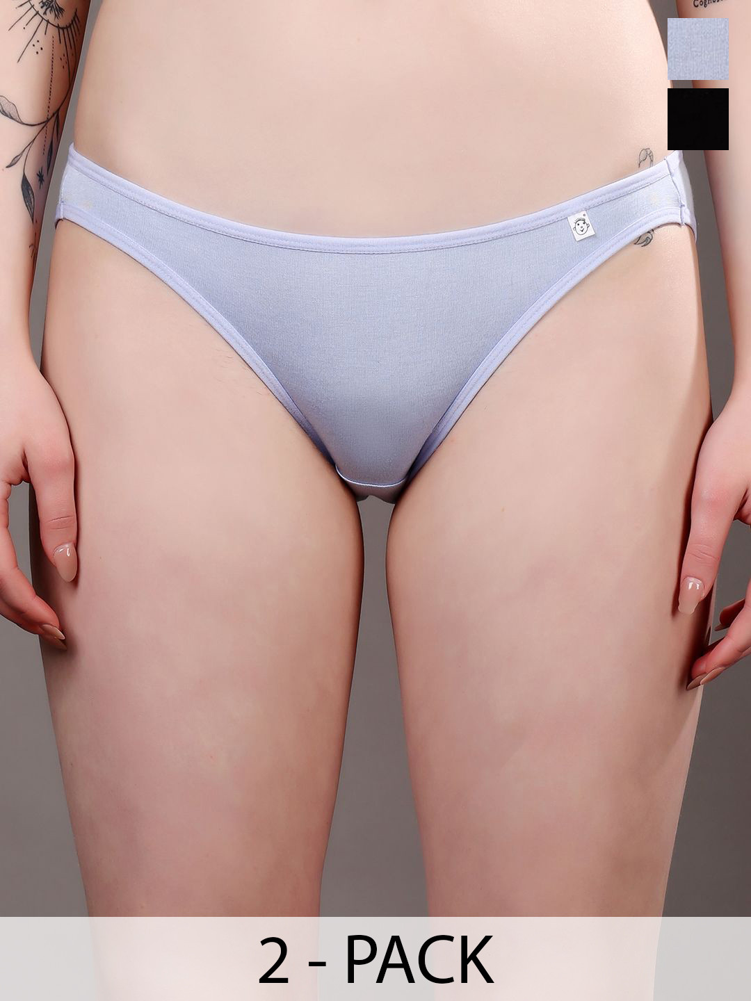 Louis Bayrad Pack of 2 Anti-Odour Bikini Briefs LB 1034 Pack of 2