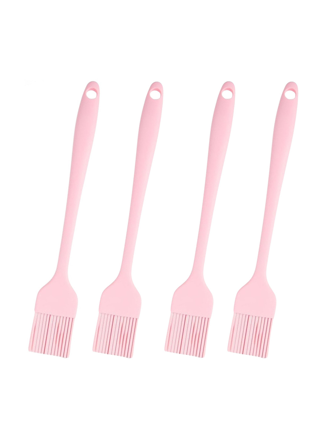 We3 Set Of 4 Pink Silicon Pastry Brush