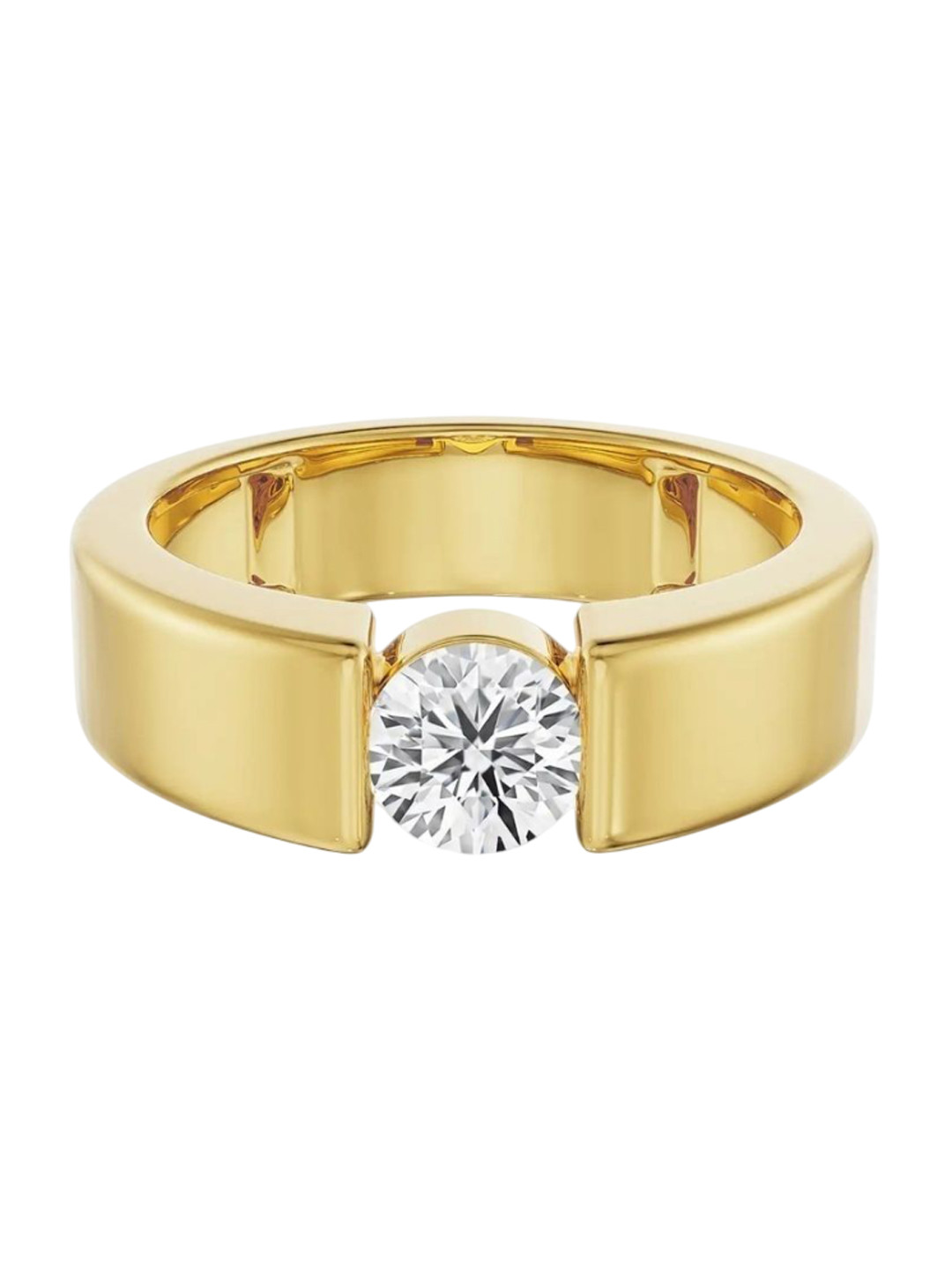 Emori Classic Engagement forMen Lab Diamond in 14KT Gold Ring
