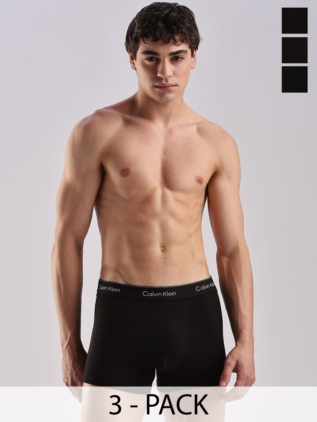 Calvin Klein Underwear Pack Of 3 Low-Rise Trunks NB4286322