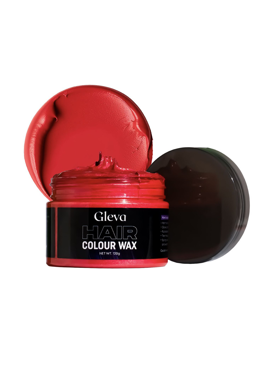 Gleva Temporary Hair Color Wax- 120g - Red