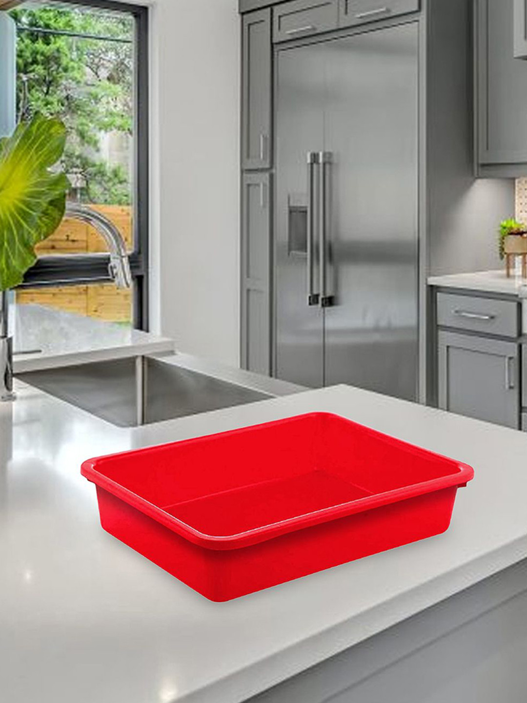 Kuber Industries Red Rectangular Organizers