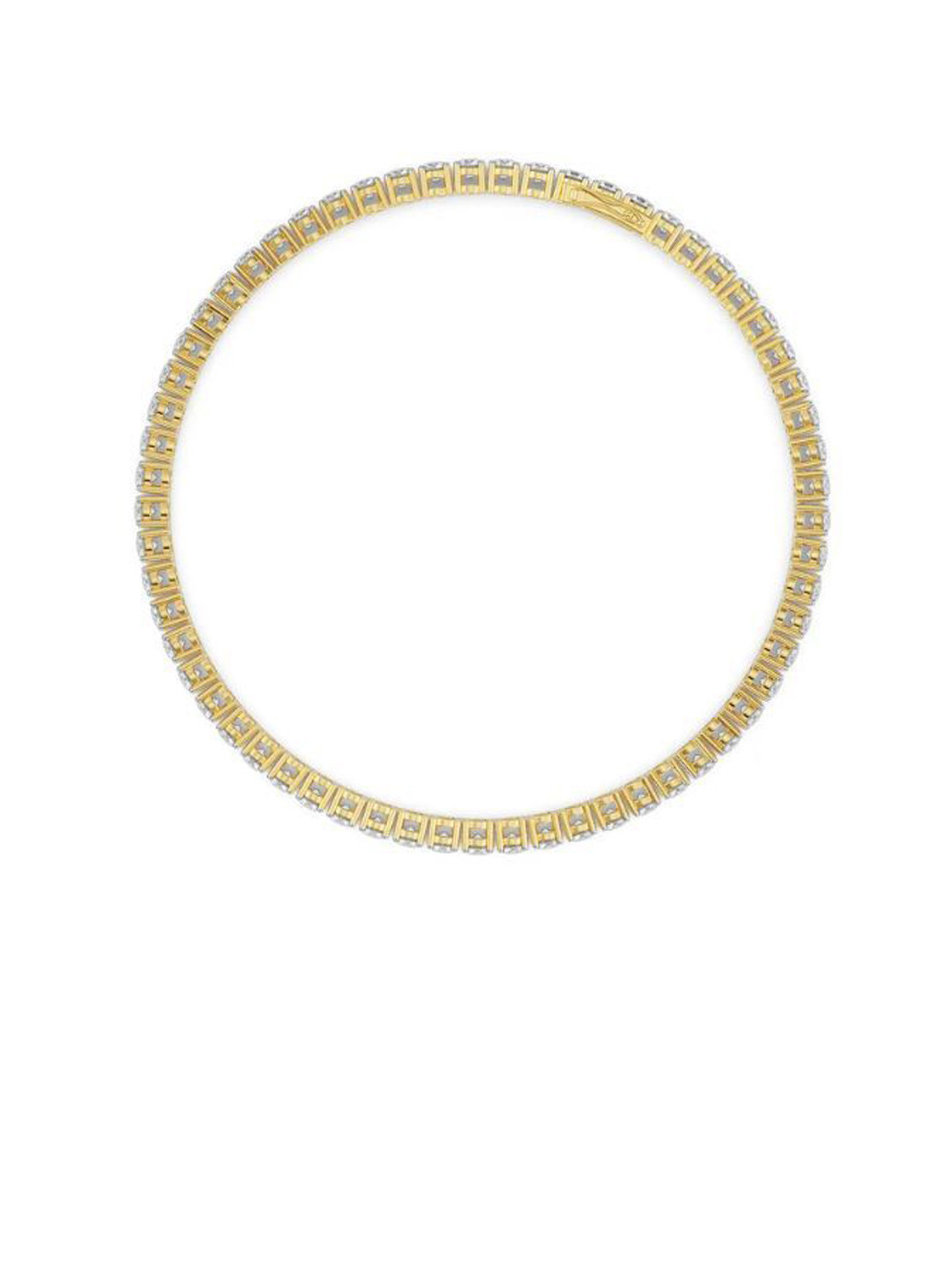 Emori 8 Pointer Queen Tennis Lab Diamond in 14KT Gold Bracelet