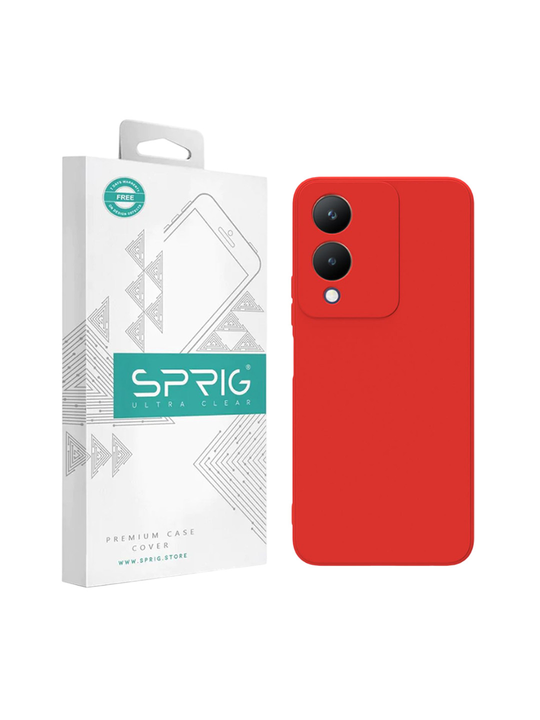 SPRIG Vivo Y17s TPU Matte Back Cover