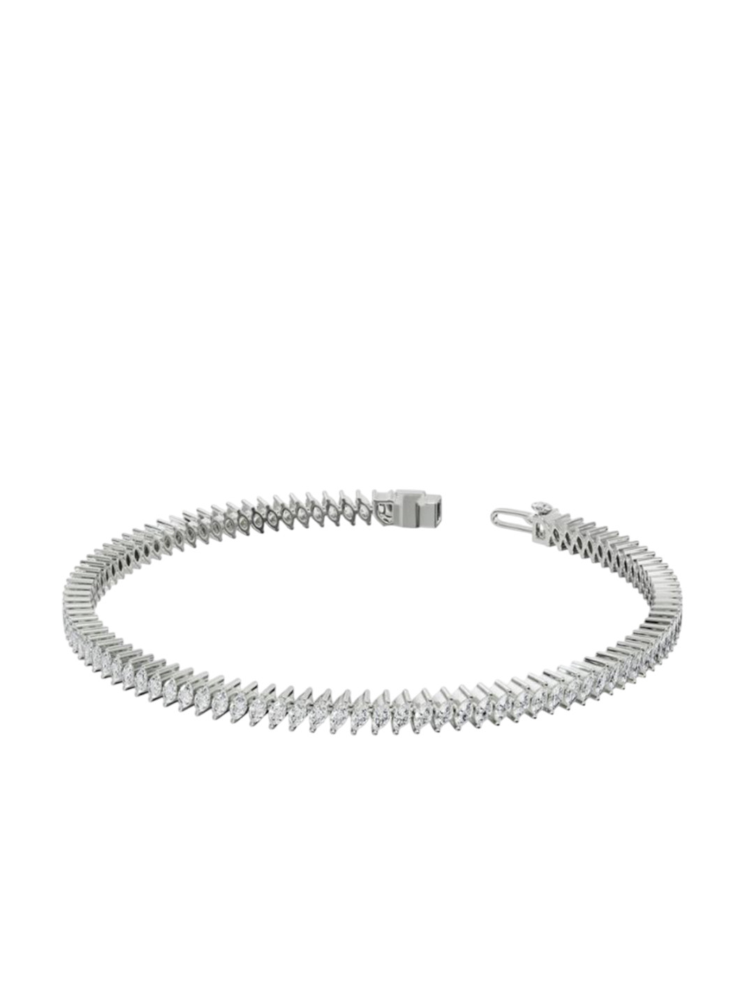 Emori Marquise Cocktail Lab Diamond Bracelet in 18KT Gold