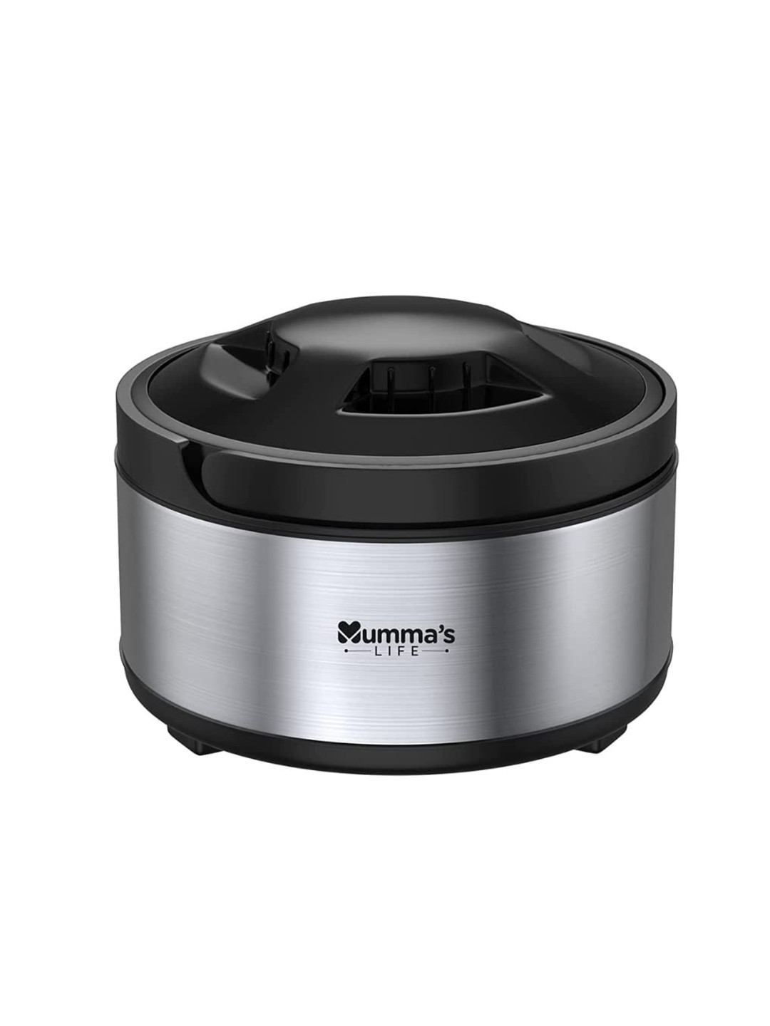 Mumma's Life Silver-Toned Stainless Steel 1 Pieces Thermal Casserole 2500 ML