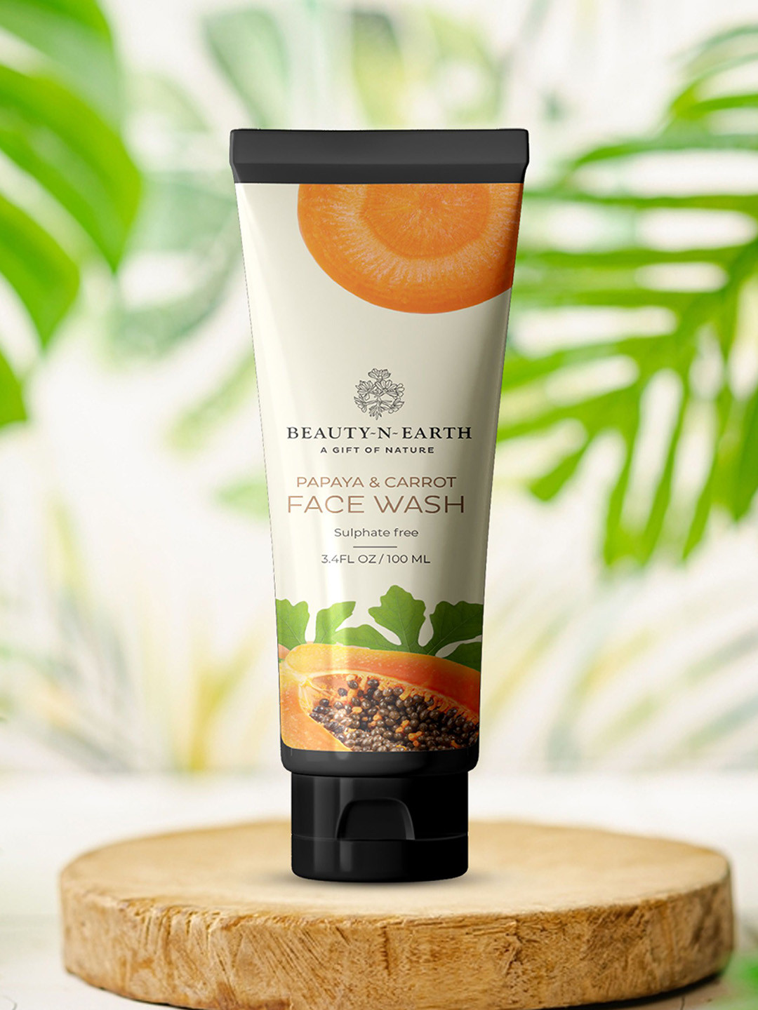 BEAUTY-N-EARTH Papaya & Carrot Facewash - 100 ml