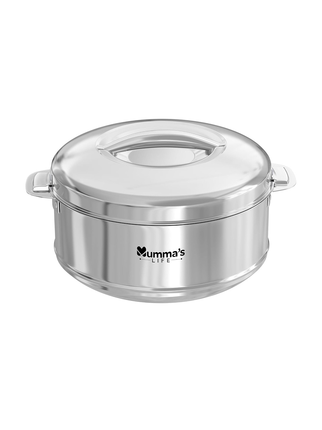 Mumma's Life Silver-Toned Stainless Steel 1 Pieces Thermal Casserole 3000 ML
