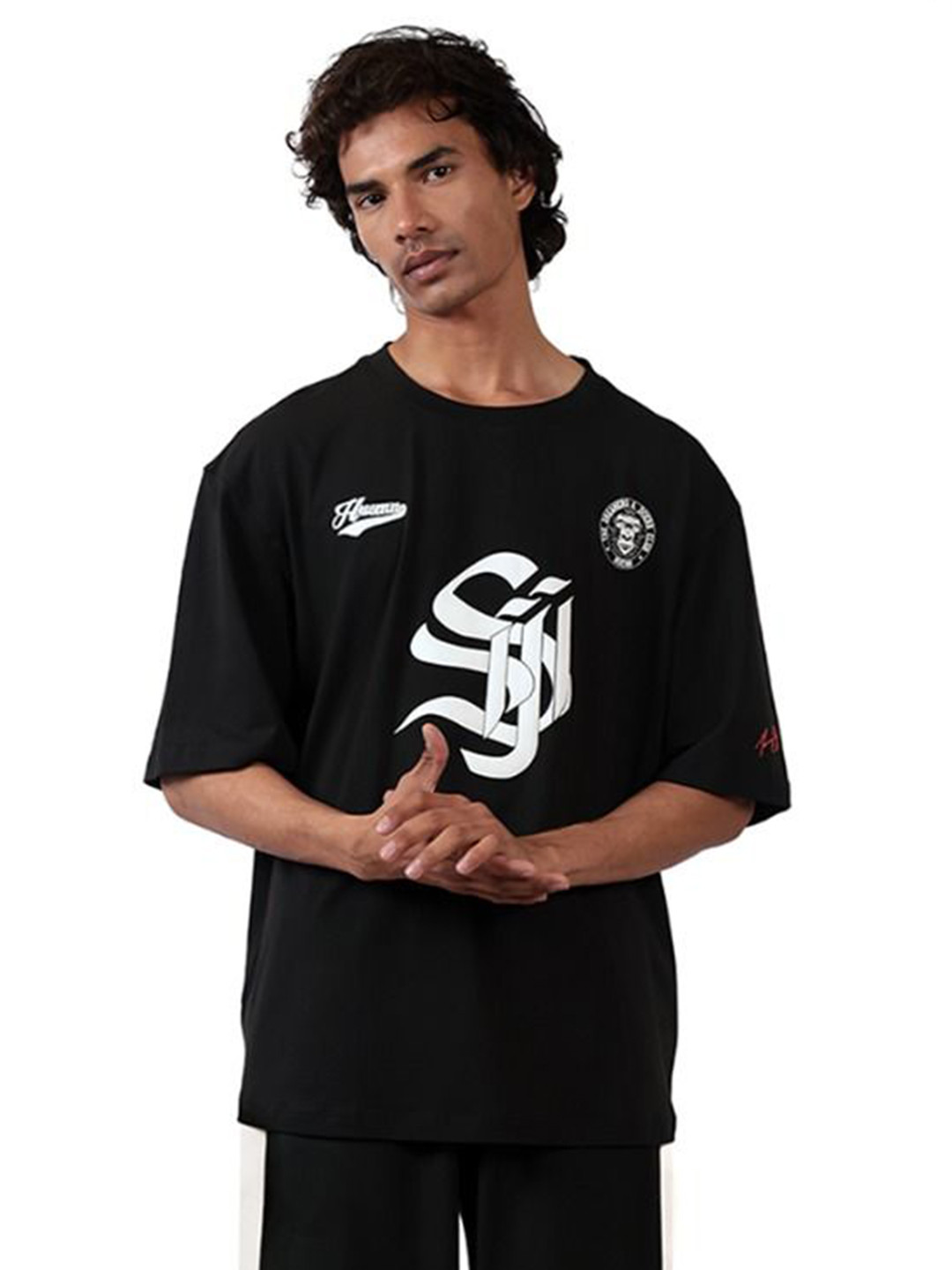 HUEMN Shreyas Iyer Si Monogram T-Shirt