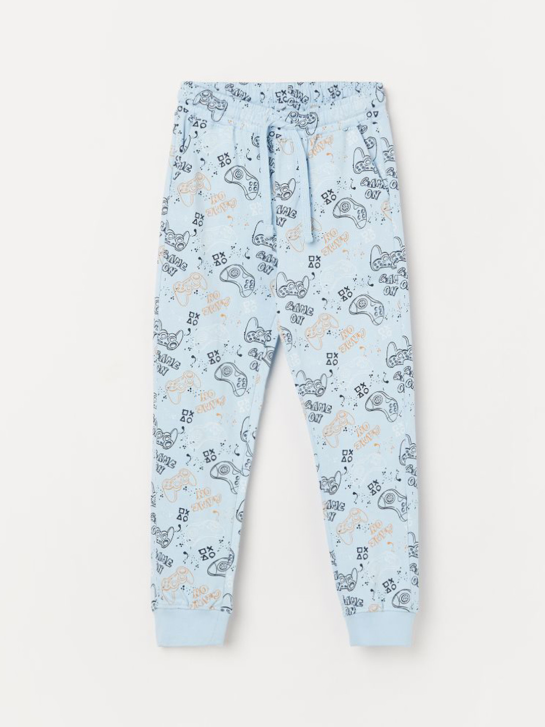 Fame Forever by Lifestyle BoysPrinted Pure Cotton Mid-RiseJoggers