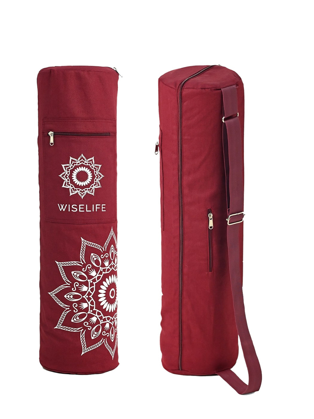 WiseLife Yoga Mat Carry Bag Multi Functional Storage Pockets & Adjustable Strap