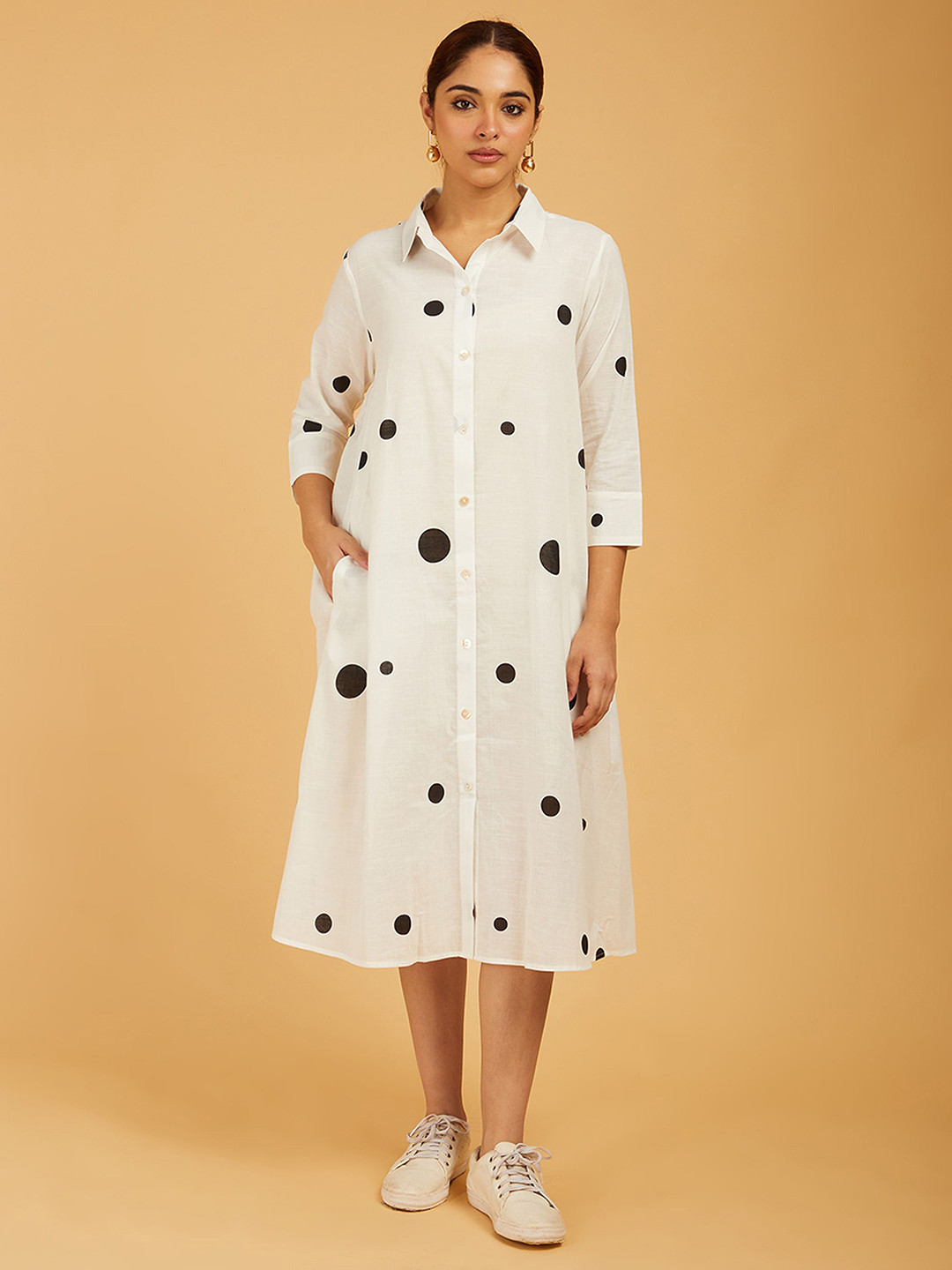 CYAN Shirt Midi Dress