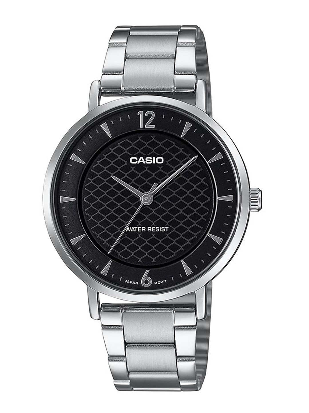 CASIO Women Dial & Stainless Steel Cuff Straps Analogue Watch A2428
