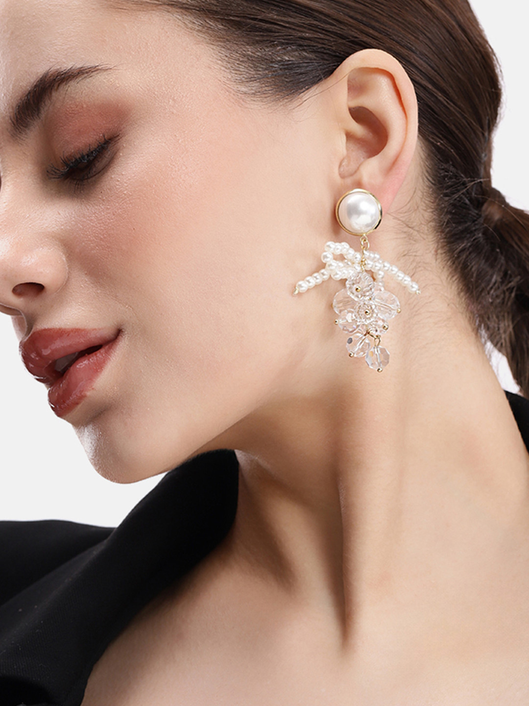 DressBerry Bow Design Drop Earrings