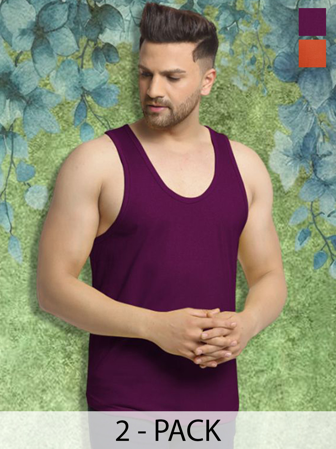 FBAR Pack Of 2 Gym Innerwear Vests FBCLC-16-43