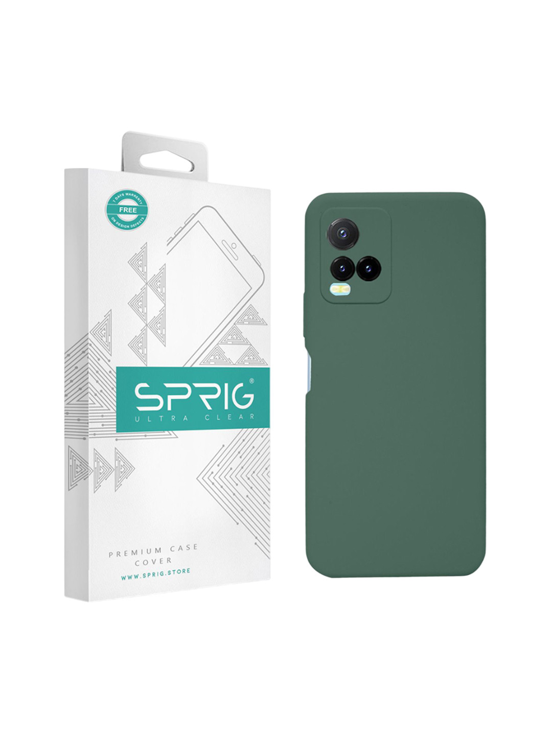 SPRIG Vivo Y21 Liquid Silicone Back Cover