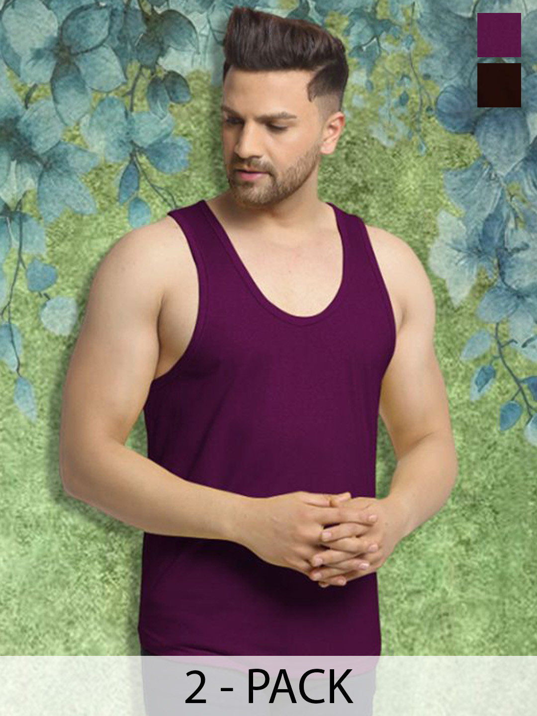 FBAR Pack Of 2 Gym Innerwear Vests FBCLC-16-42