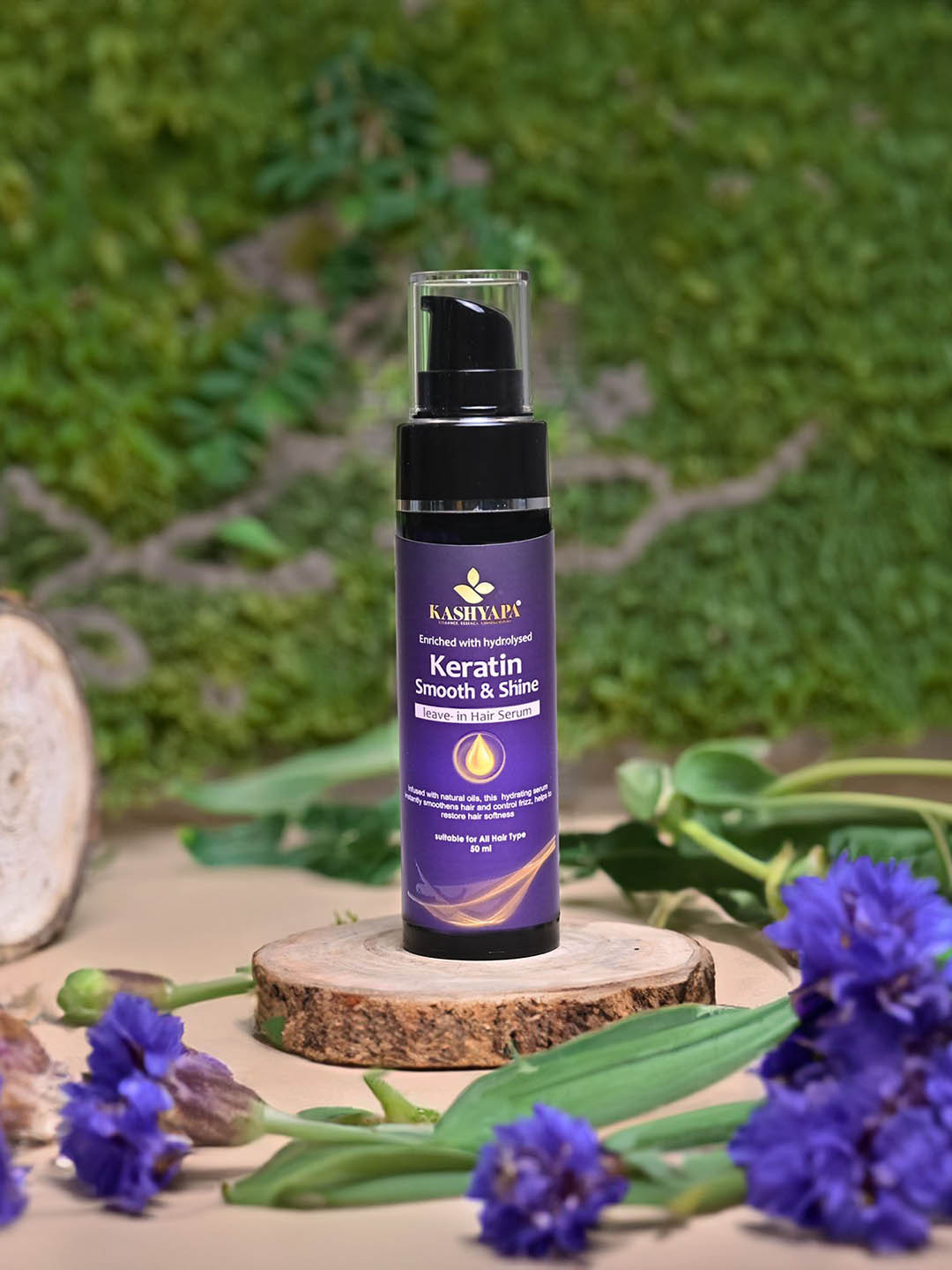 Kashyapa Keratin Hair Serum For Smooth Hair - 50 ml