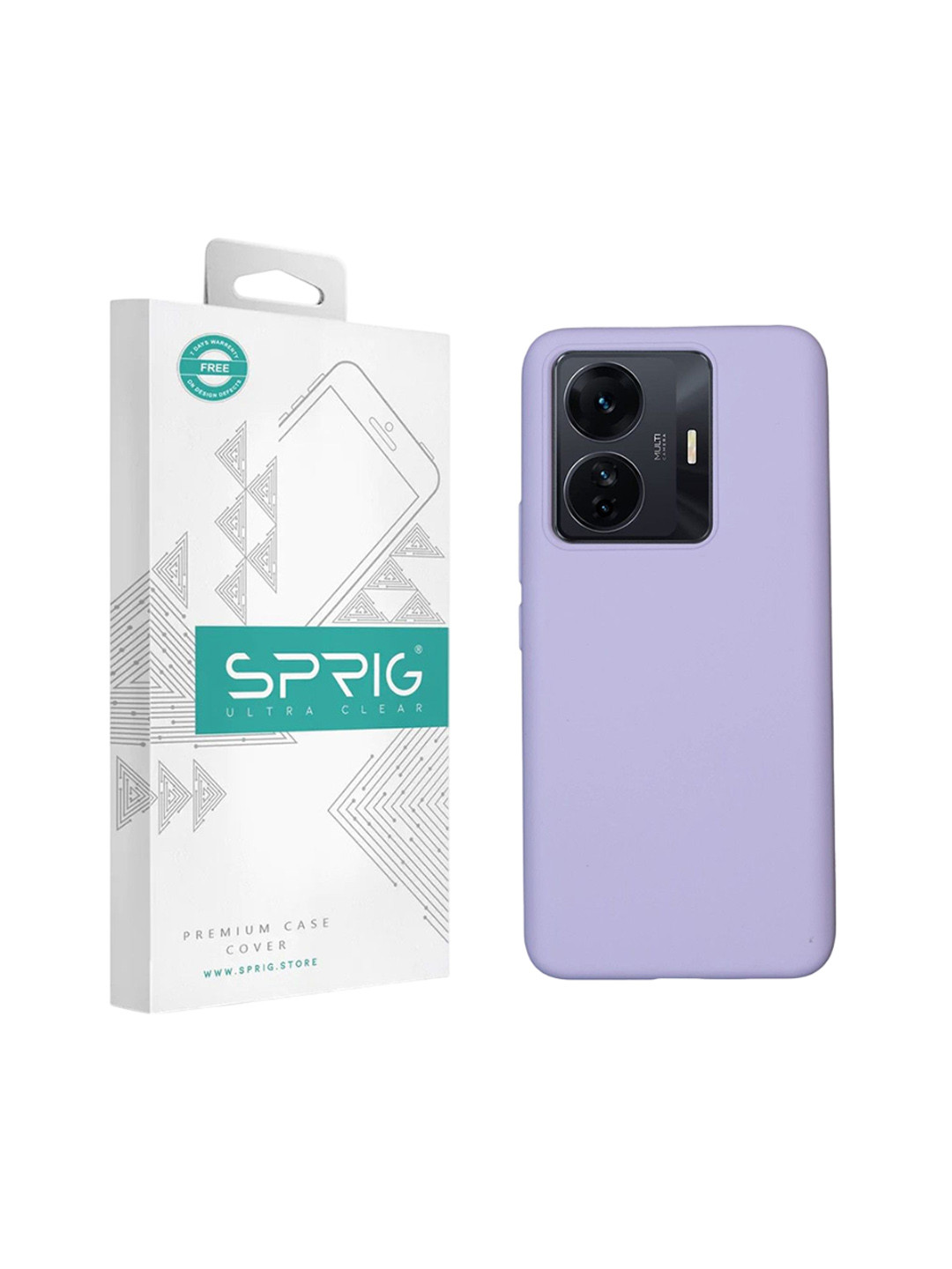 SPRIG Vivo T1 Pro 5G Liquid Silicone Back Cover