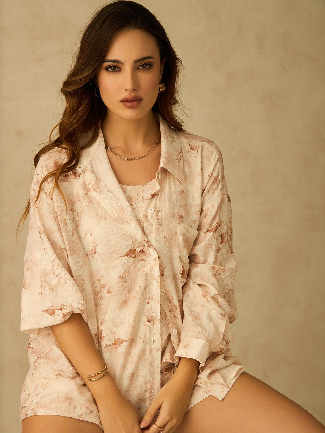 Virgio Viscose Printed Full Sleeve Shirt