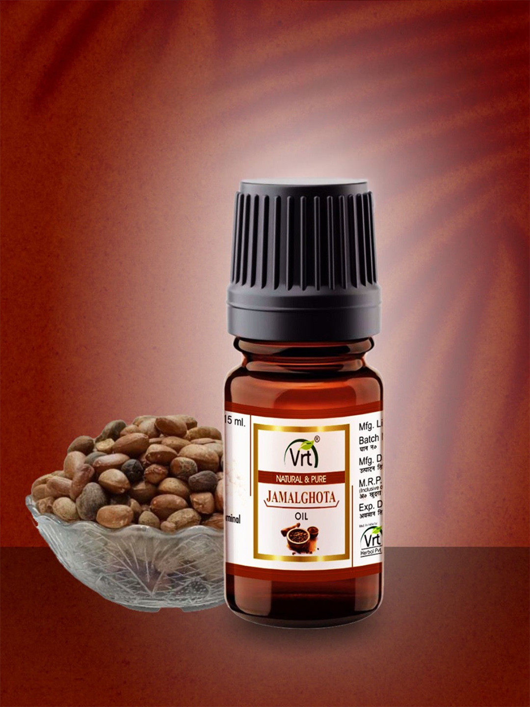 VRT HERBAL Jamalgota Essential Oil - 15 ml