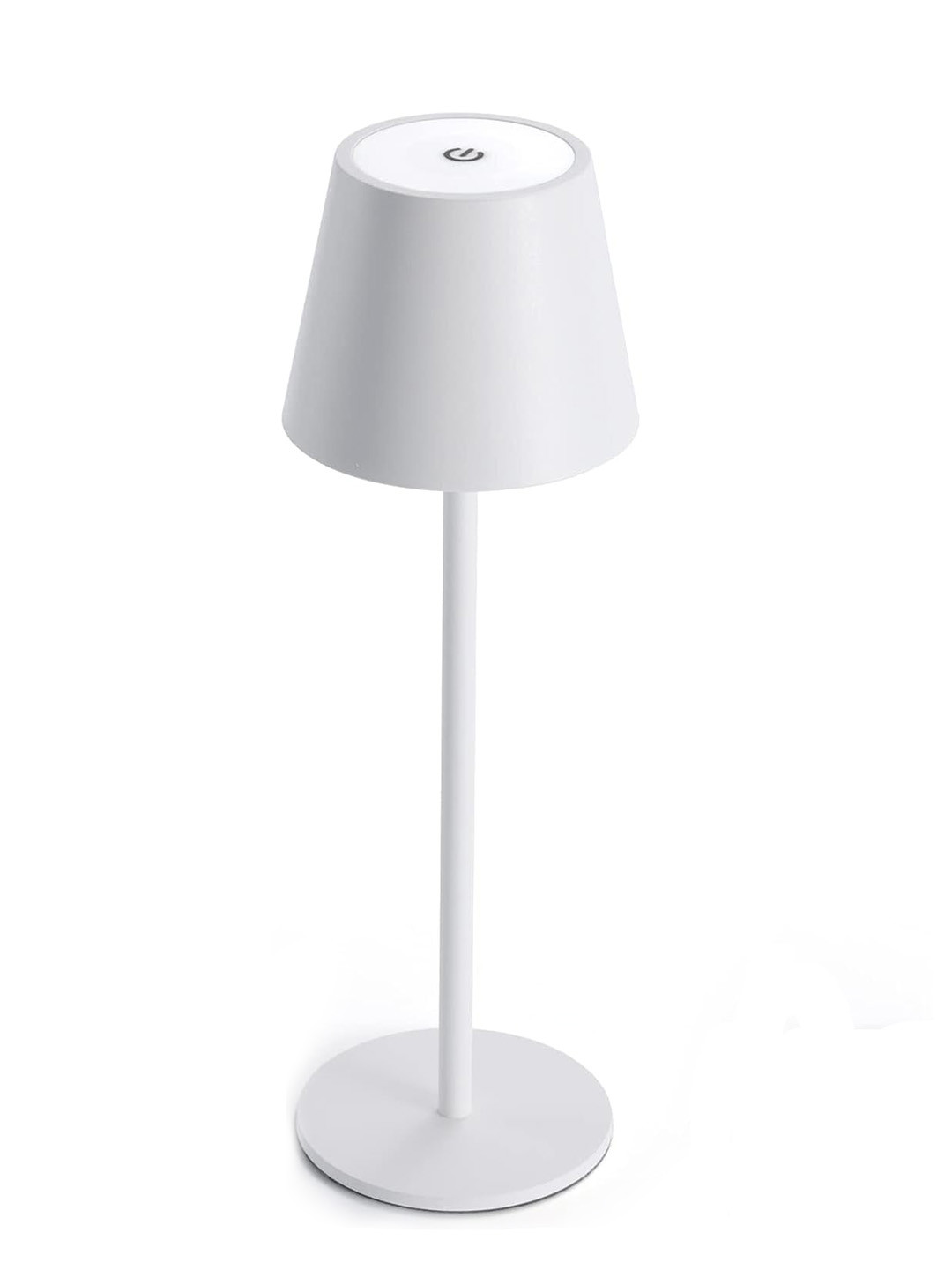 DWIZA ENTERPRISE White Aluminium Frusturical Shaped Table Lamp