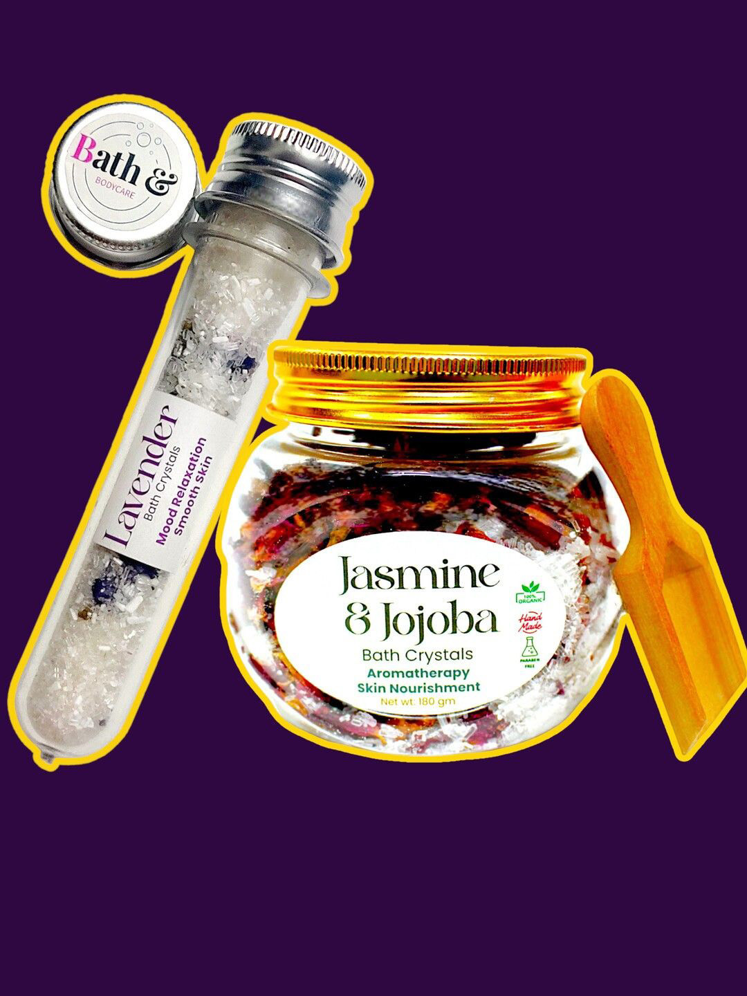 BATH & BODYCARE Lavender Coconut Tube Bath Crystals - 50g