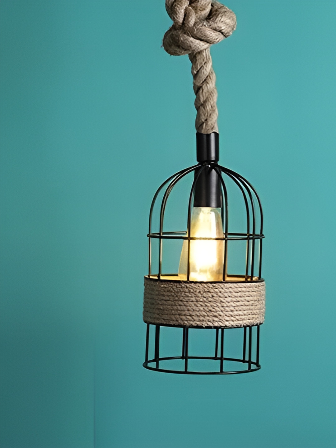 GAUVIK Beige Ceiling Lamp