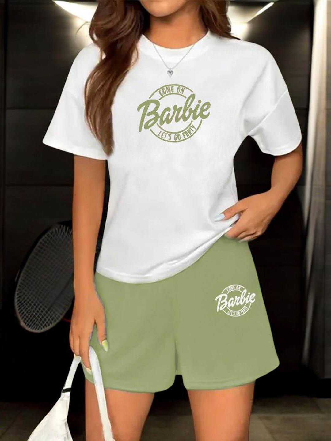 My Swag Printed T-Shirt With Shorts Co-Ords