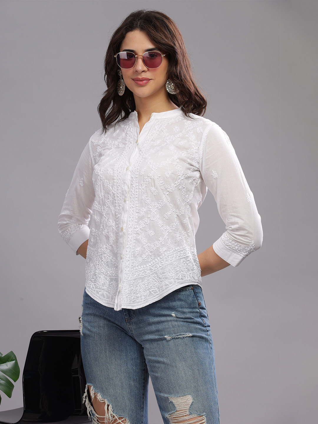 Club Loom Chikankari Modal Embroidered Kurta