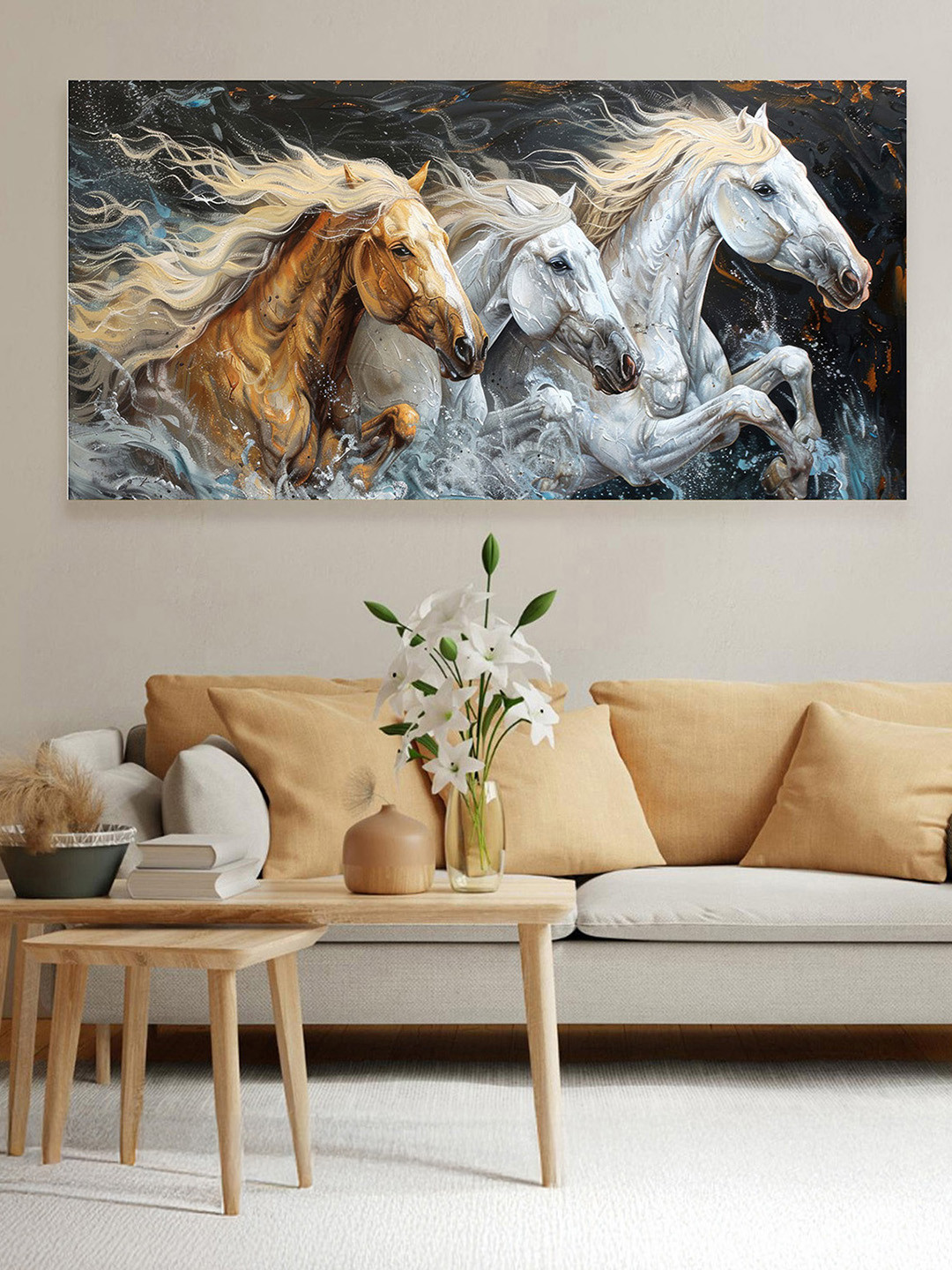 nestroots Black & White Canvas Wall Art