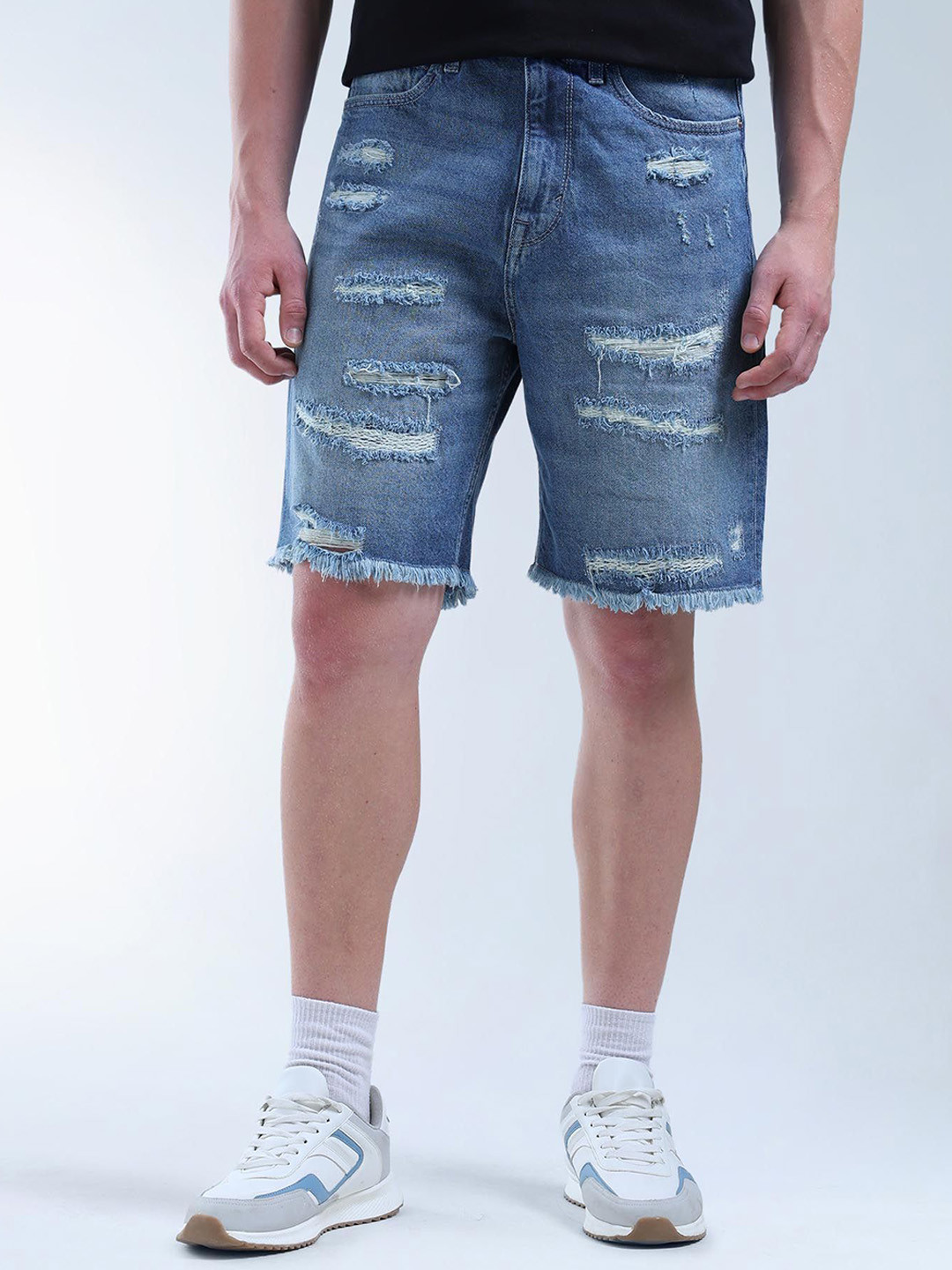 Flying Machine Men Denim Shorts