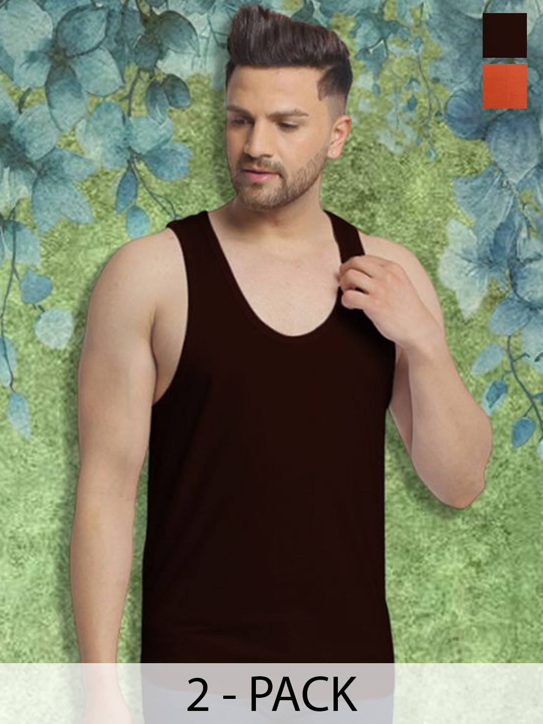 FBAR Pack Of 2 Gym Innerwear Vests FBCLC-42-43