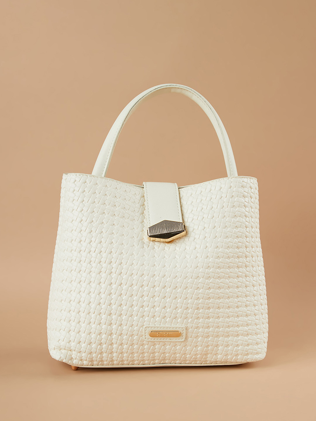 Ginger by Lifestyle PU Shopper Handheld Bag with Tasselled