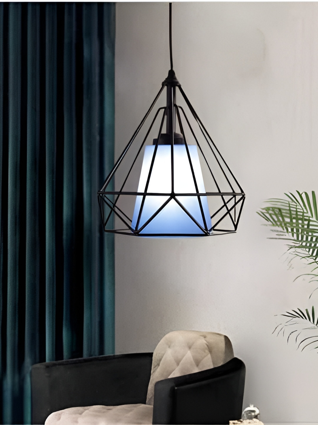 GAUVIK Blue Ceiling Lamp
