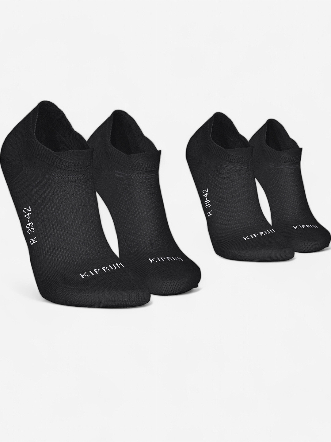 Decathlon Kiprun Pack of 2 Run 500 Thin Invisible Running Socks