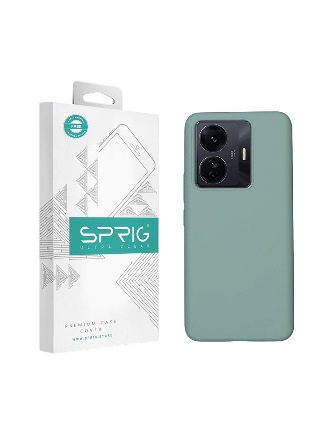 SPRIG Vivo T1 Pro 5G Liquid Silicone Back Cover