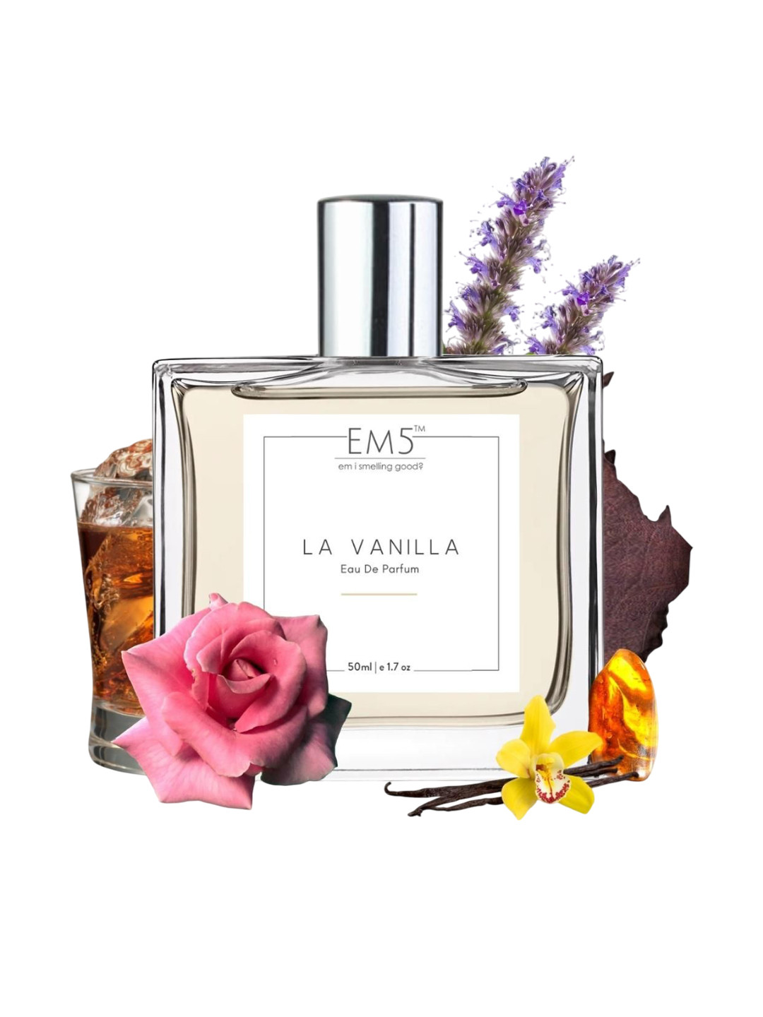 EM5 La Vanilla Long Lasting Eau De Parfum - 50 ml