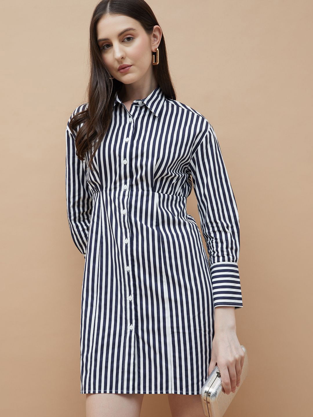 CODE by Lifestyle Print Shirt Mini Dress