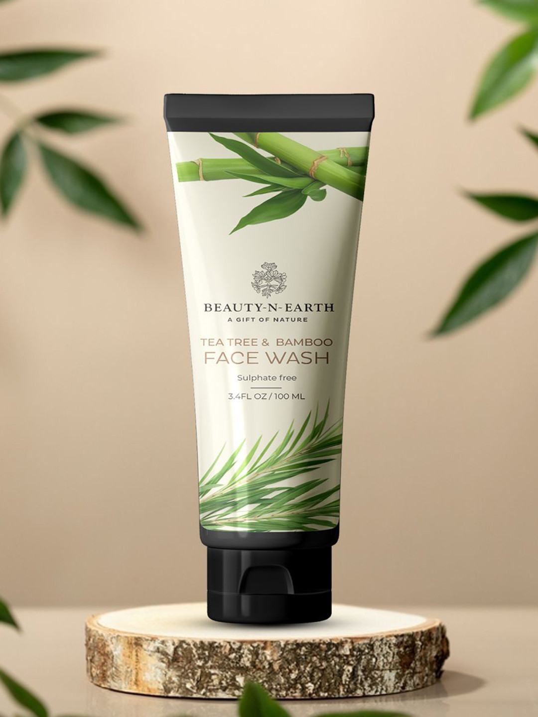 BEAUTY-N-EARTH Tea Tree & Bamboo Facewash - 100 ml